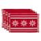 DII® Nordic Snowflake Stripe Jacquard Placemats, 4ct.